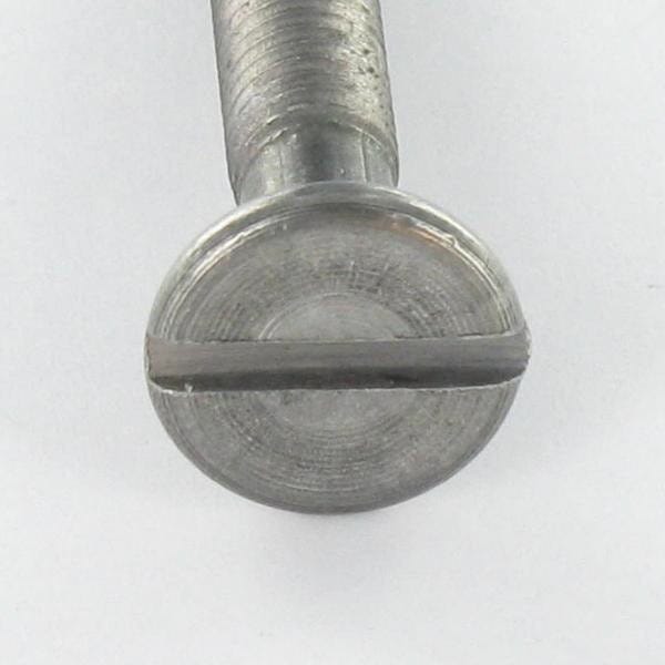 Vis métaux Tête cylindrique bombée large TCBL Hexagonal creux M6X55 Cranté Acier brut - 30 pièces 1