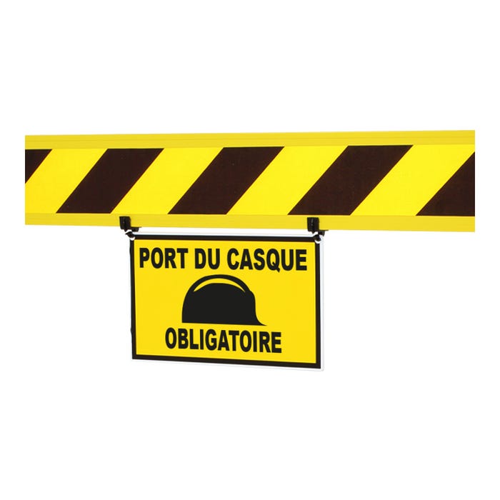 Panneau - Port du casque obligatoire - pour barrière fixe - 1320307 0