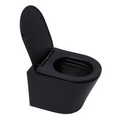 Grohe Pack WC Bâti-support Rapid SL + WC sans bride SAT Noir mat + Abattant softclose + Plaque Noir mat (RapidSL-BlackInfinitio-KF0) 3