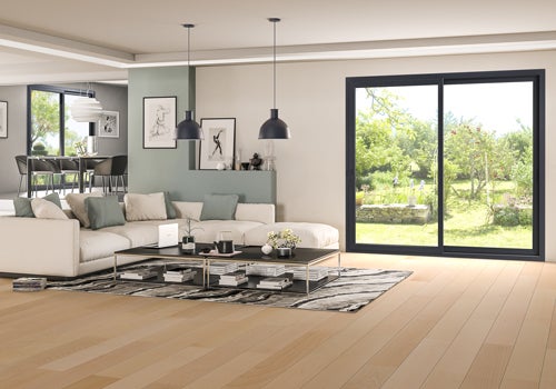 Baie coulissante PVC sur-mesure