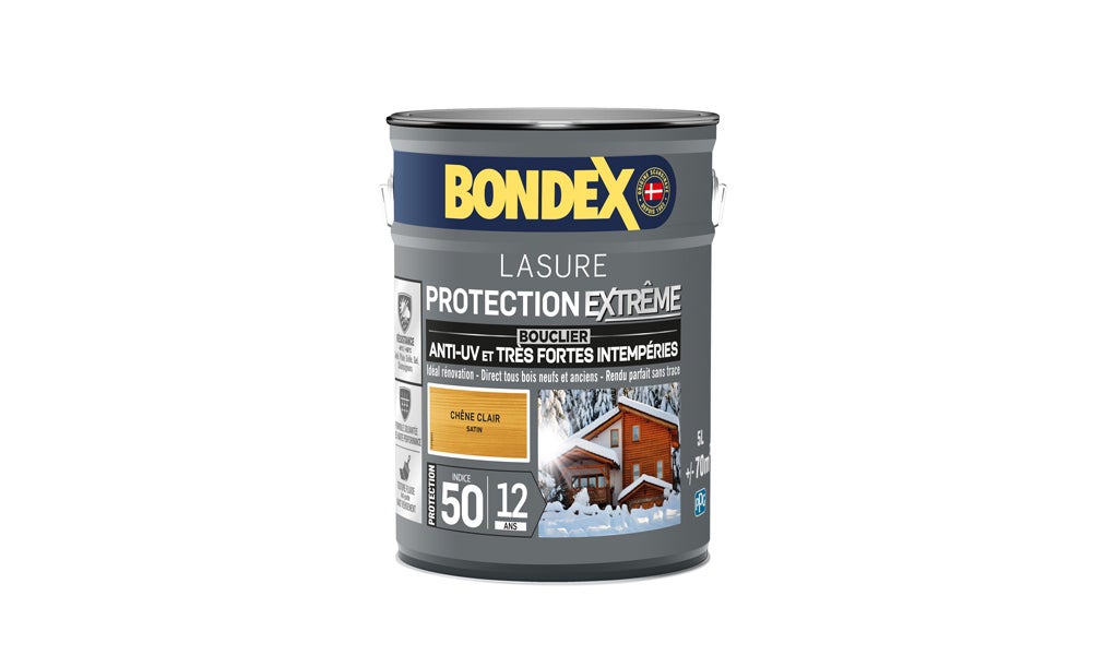lasure de protection extrême 12 ans indice 50 Bondex