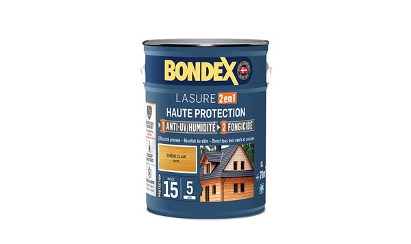 lasure 2en1 5 ans indice 15 Bondex 