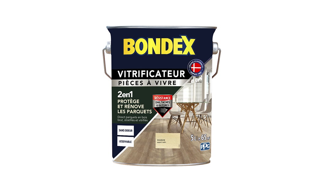 vitrificateur pièces à vivre Bondex 