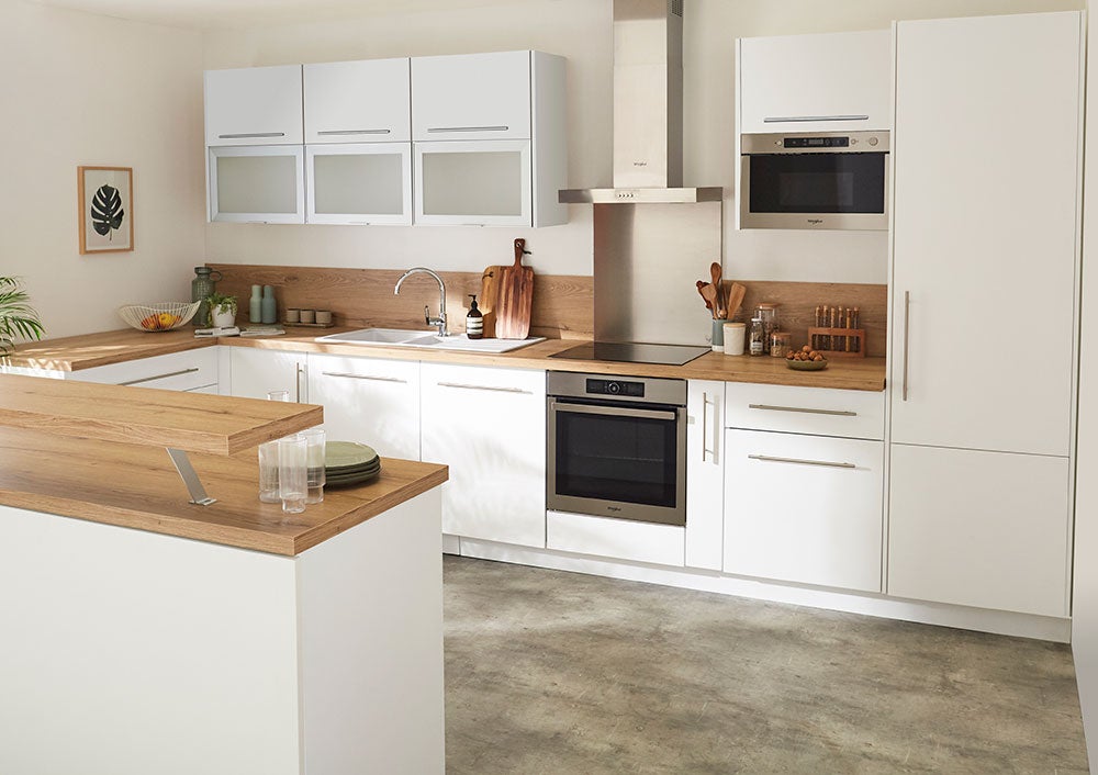 Cuisine scandinave blanche
