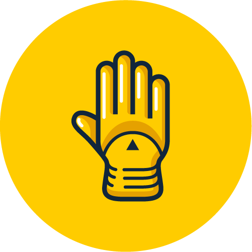 Pictogramme protection des mains