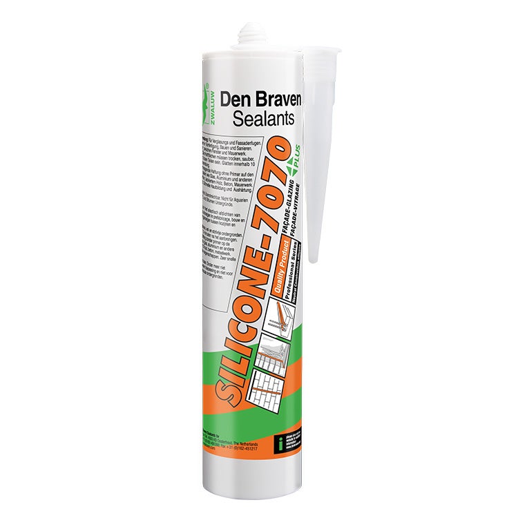 Mastic silicone 7070+ blanc