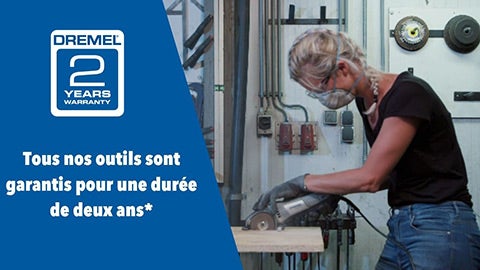 Tous nos outils sont garantis pour une durée de deux ans*