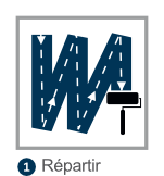 Pictogramme étape 1 – répartir