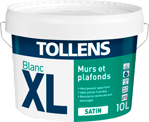 Peinture Tollens murs et plafonds satin