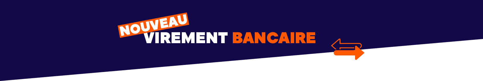 Nouveau virement bancaire